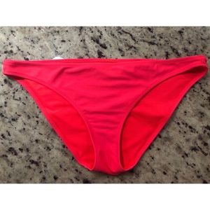 Pink Ruched Abercrombie Bikini Bottoms